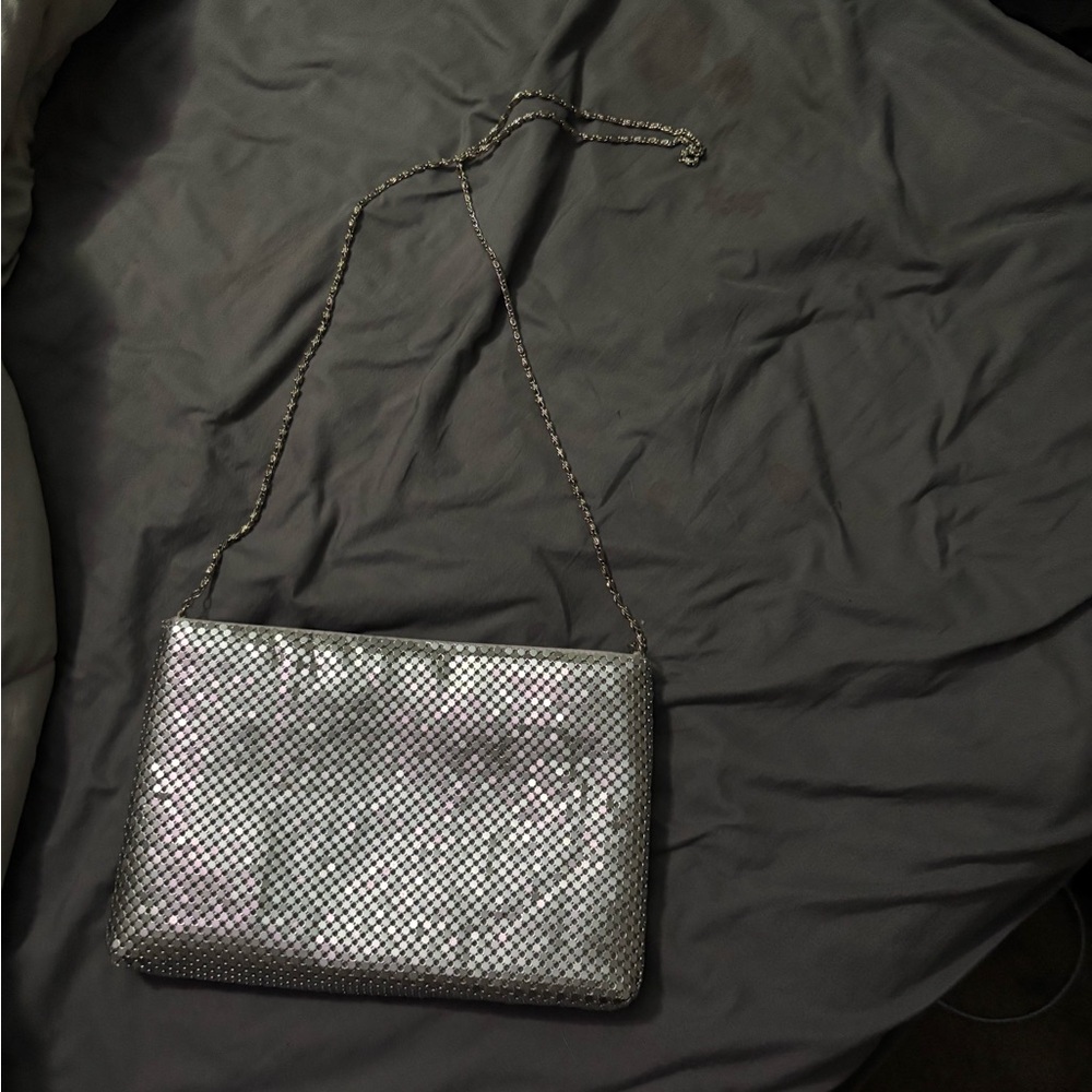 Silver Chainmail Evening Bag